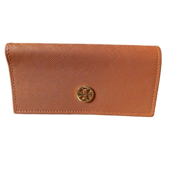 Tory Burch Large‎ Orange Magnetic Sunglasses Eyeglasses Case - Picture 4 of 4